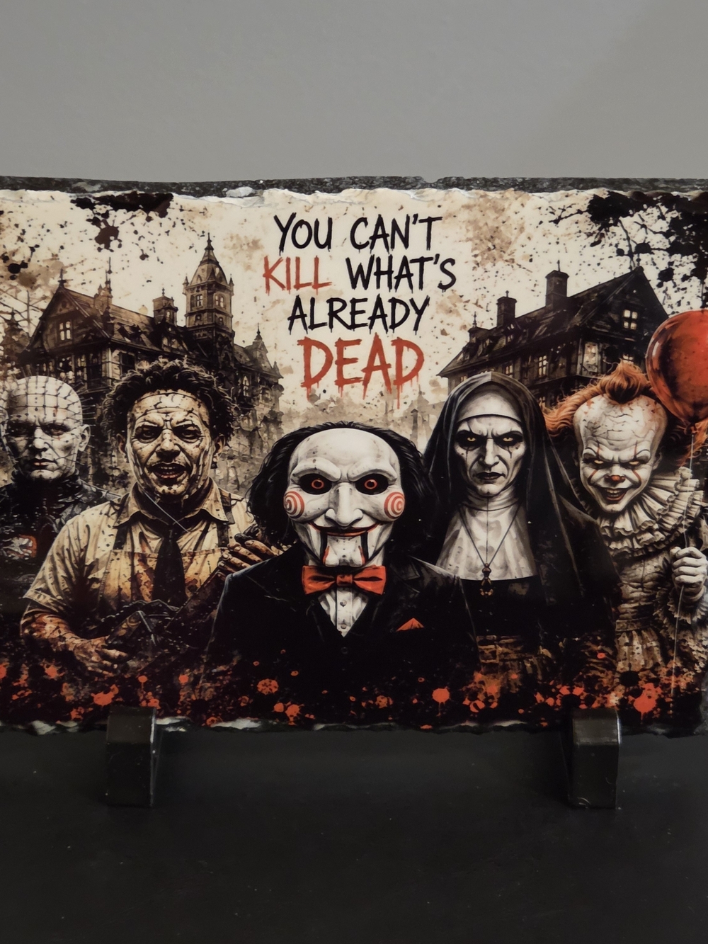 Horror Characters Photo Slate
